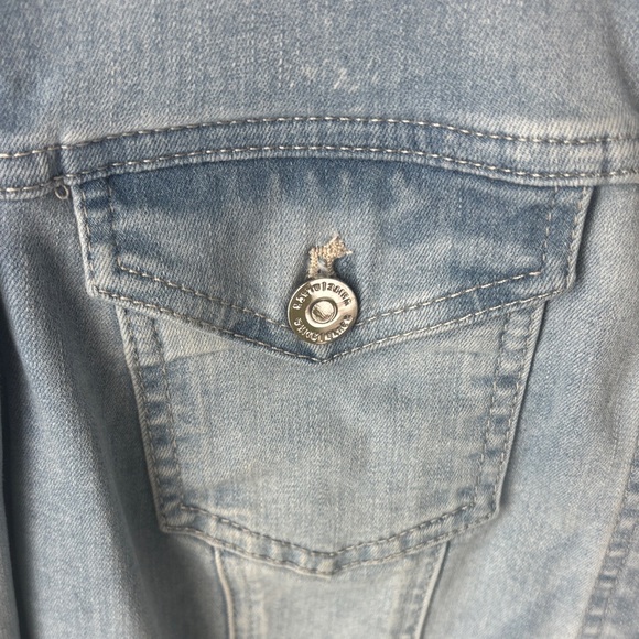 WHBM Light Blue Jean Jacket - Picture 2 of 8